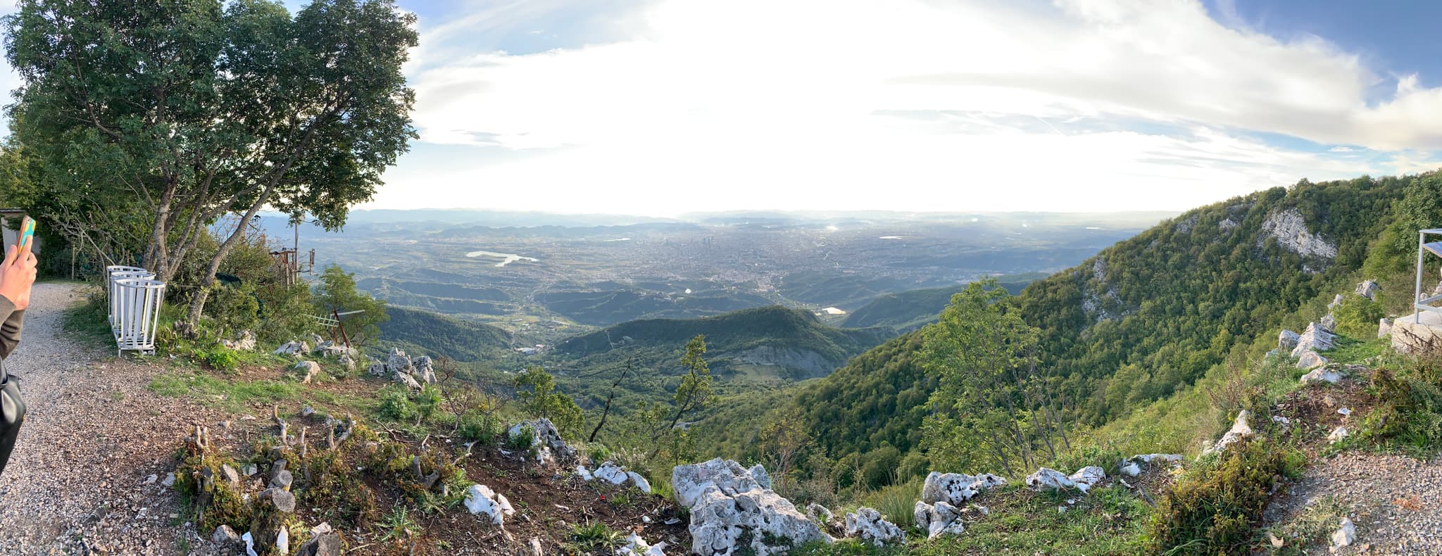 Tirana cable car hike